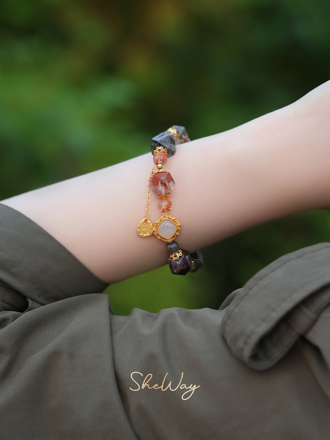 Pulsera Perla Plata Rota