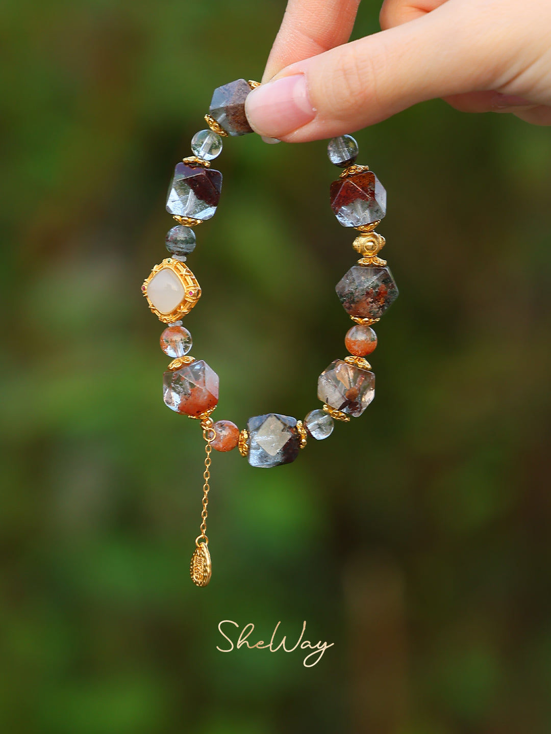 Pulsera Perla Plata Rota
