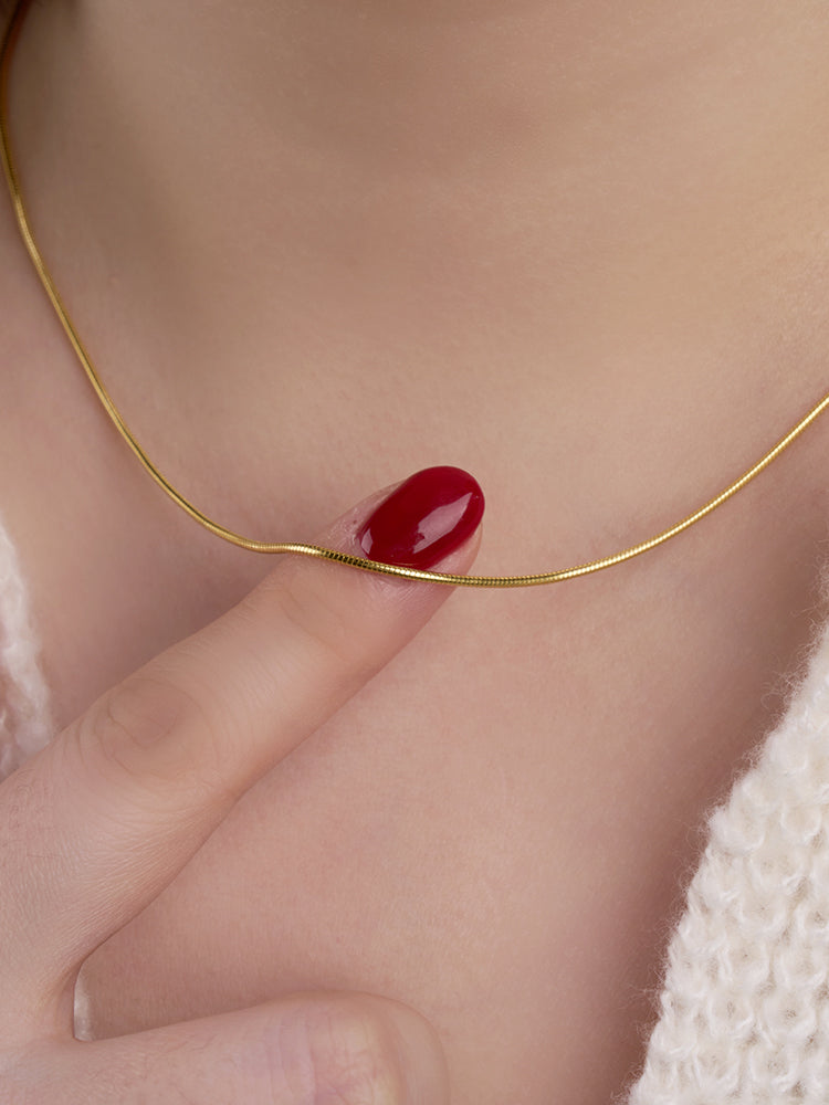 Round Snake Necklace