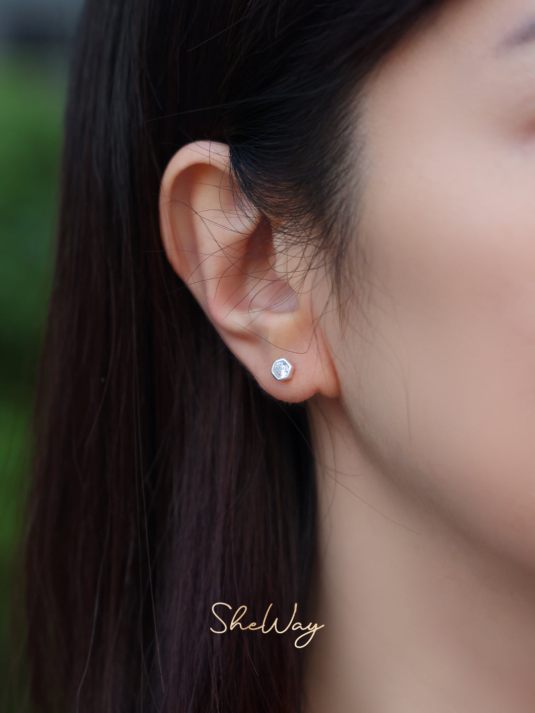 Minimalist Flat Back Earrings