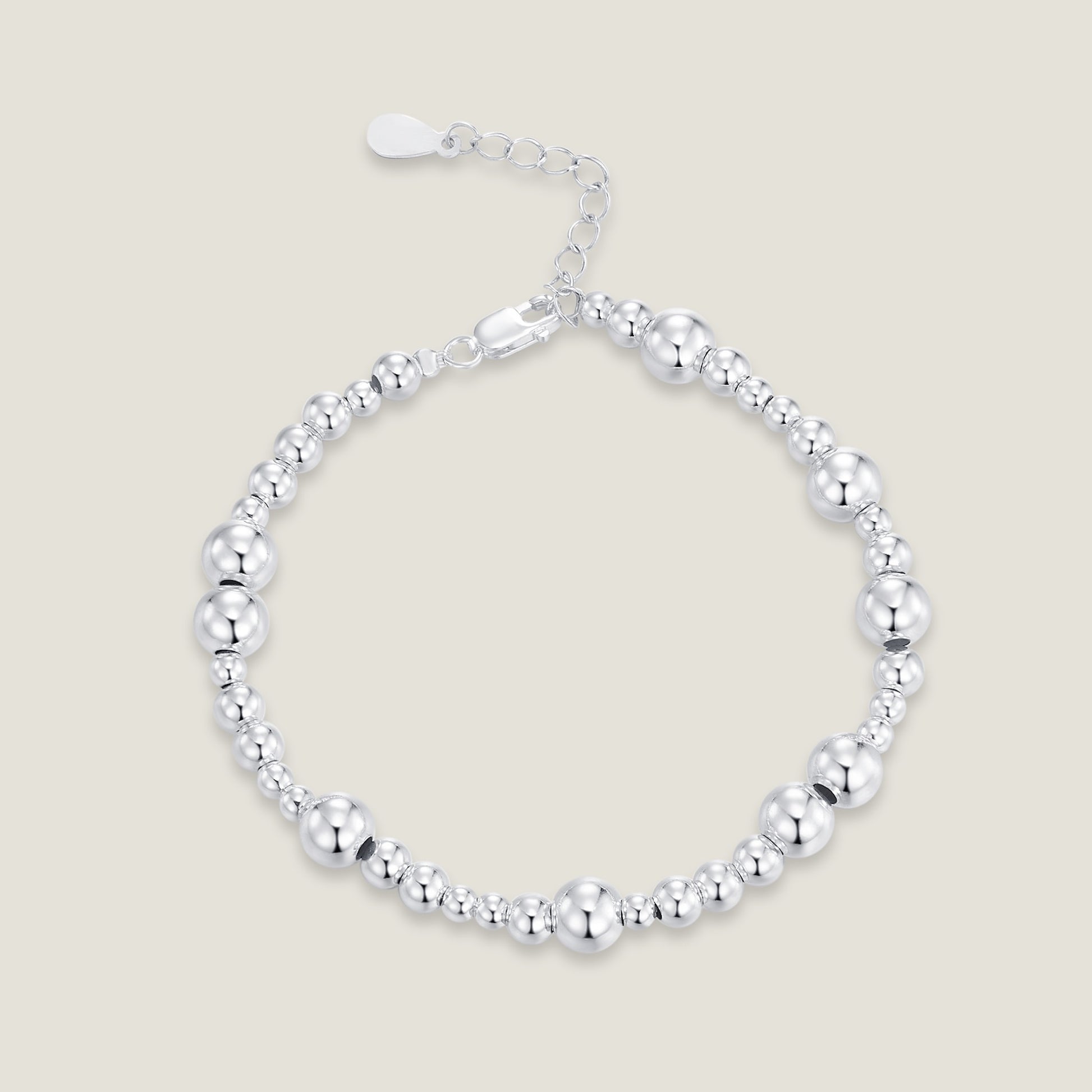 Silver Beads Bracelet