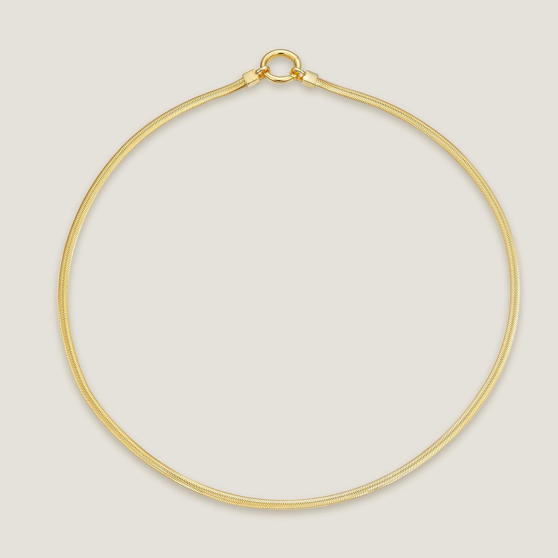 Gold Plated  Snake Collar-SheWay Jewelry