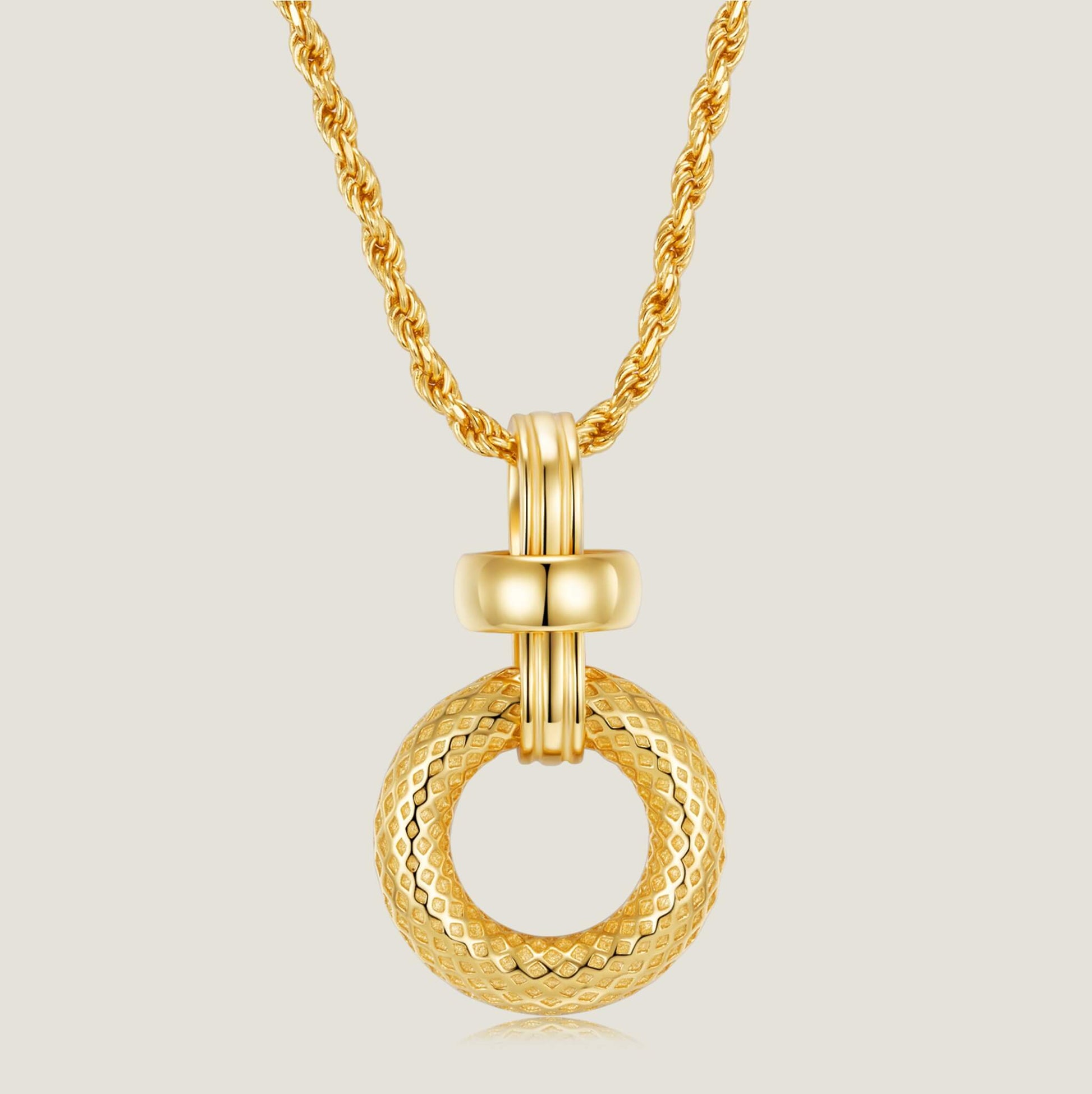 Spiral Ring Necklace-SheWay Jewelry