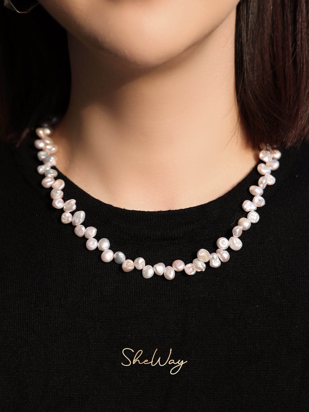 Petal Keshi Pearl Necklace