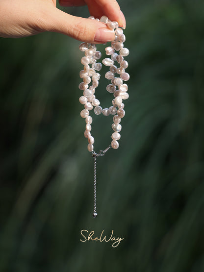 Petal Keshi Pearl Necklace