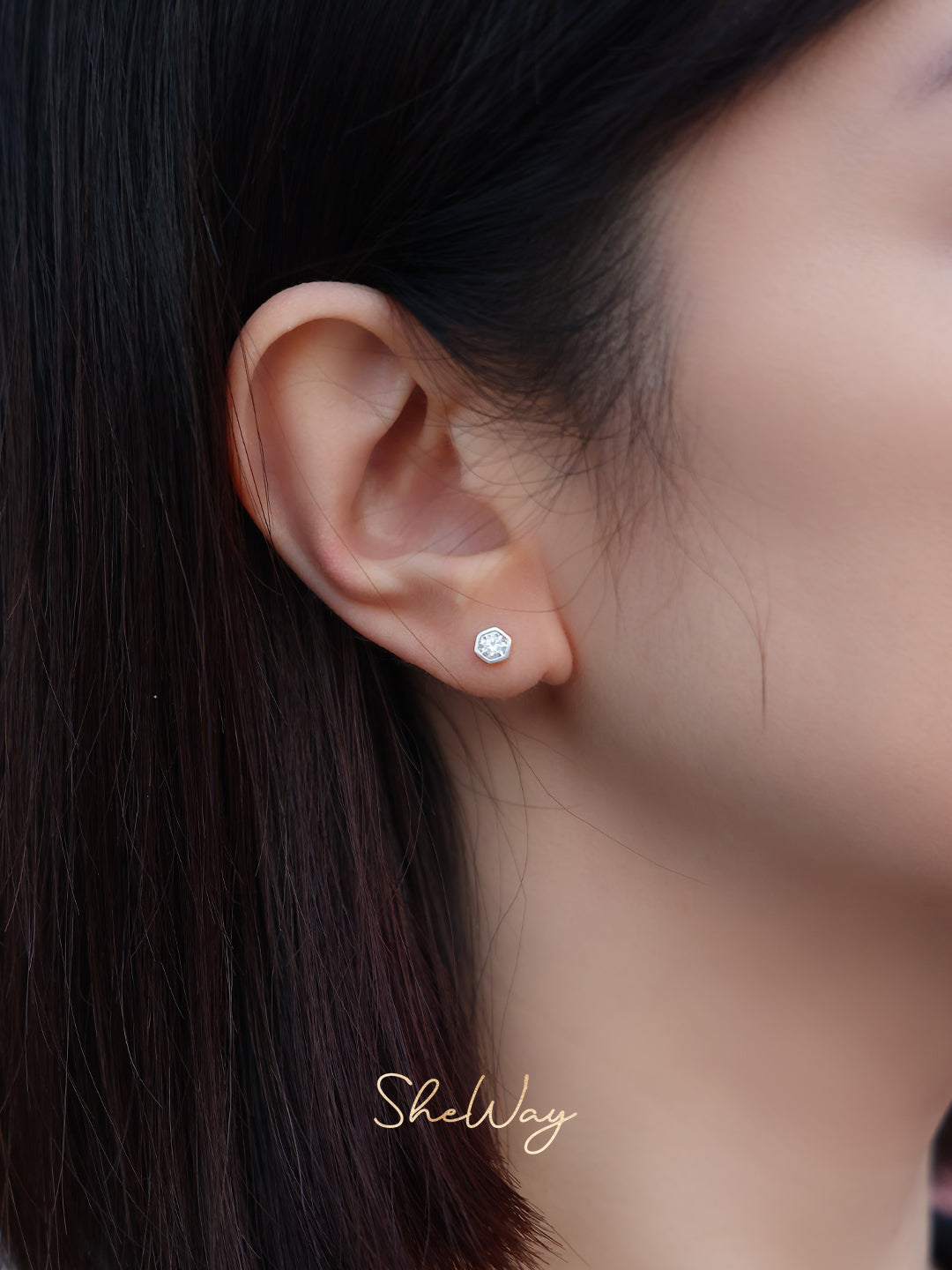 Minimalist Flat Back Earrings