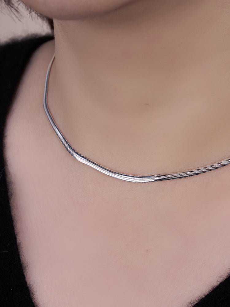 Silver Snake Collar